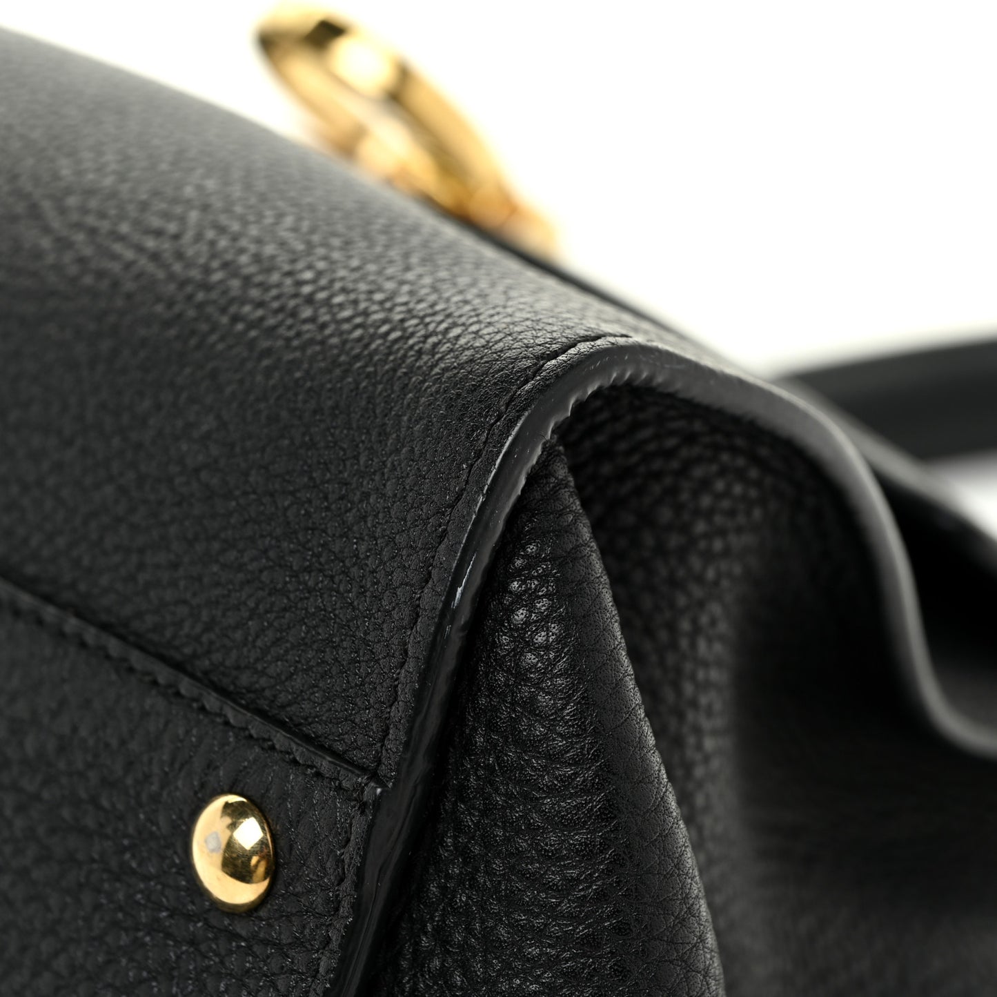 Calfskin Medium Sofia Satchel Black