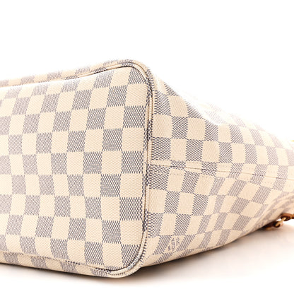 Louis Vuitton Damier Azur Neo Neverfull MM Rose Ballerine 9 of 11