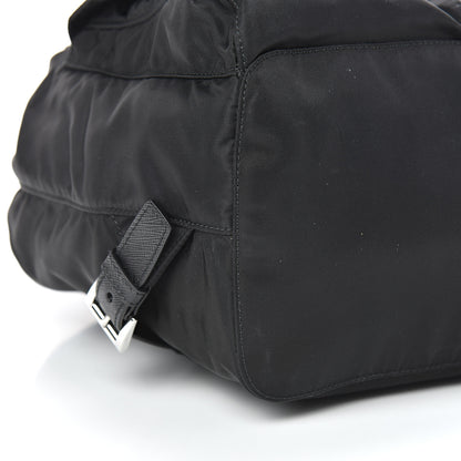 Prada Nylon Vela Medium Backpack Black 10 of 11