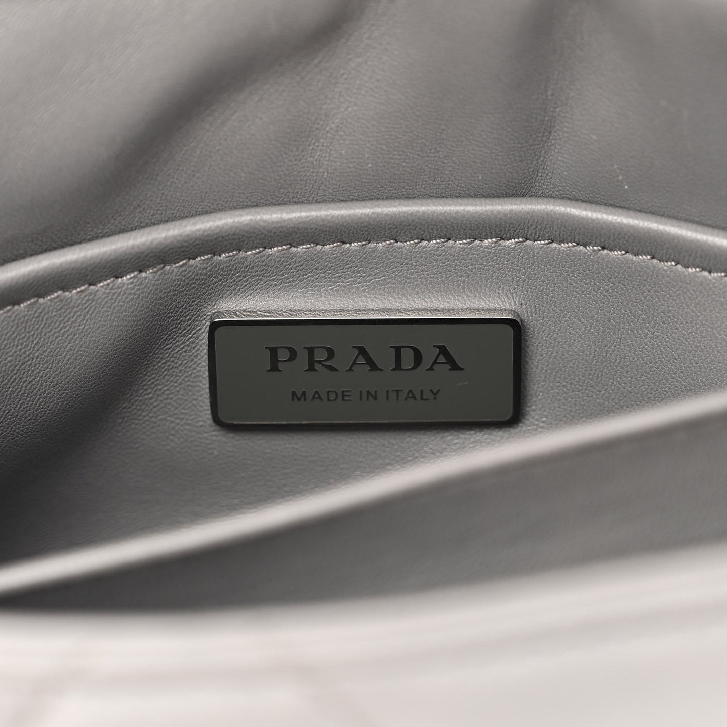 Nappa Triangle Stitched Small Spectrum Bag Marmo