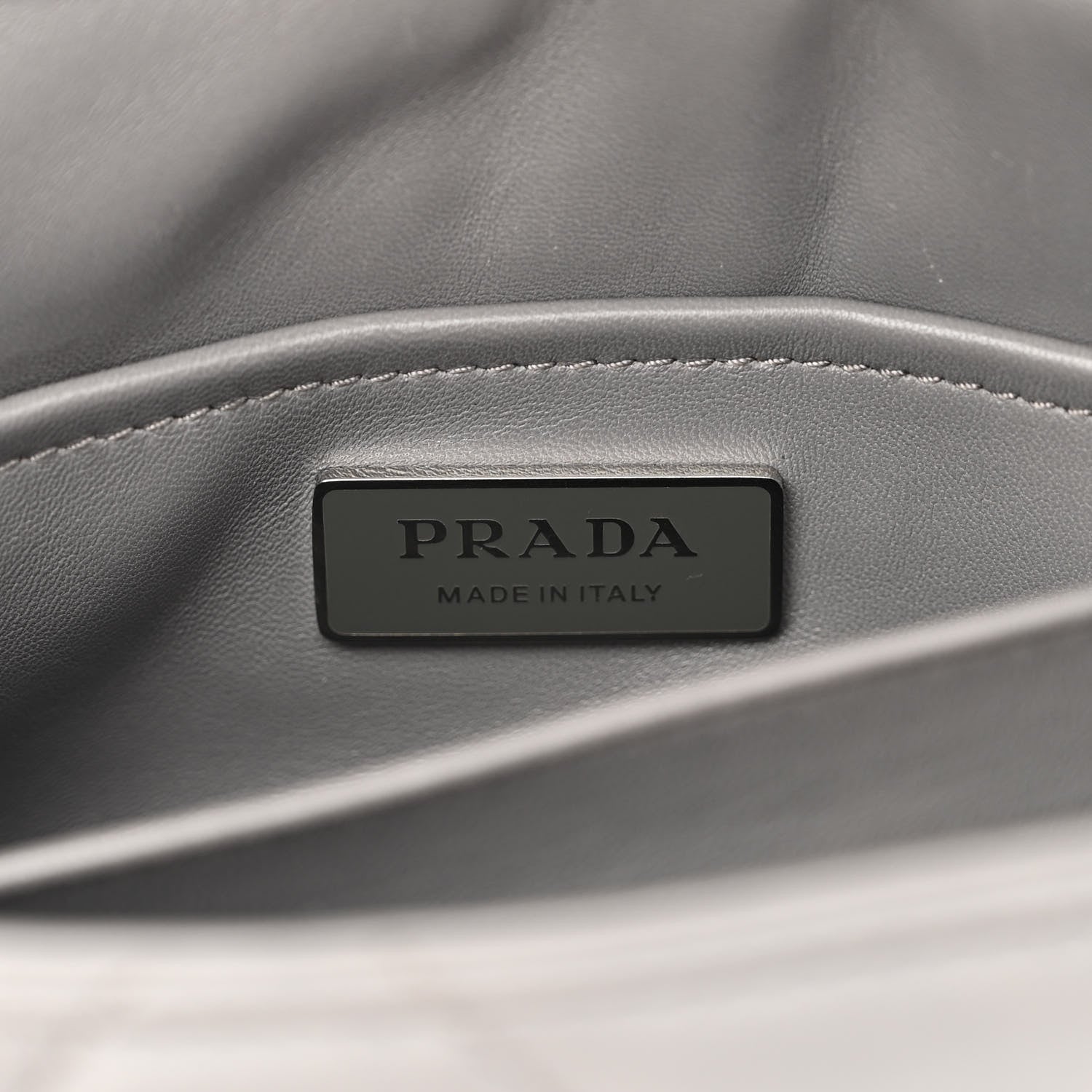 Prada Nappa Triangle Stitched Small Spectrum Bag Marmo 6 of 12