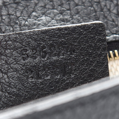 Gucci Pebbled Calfskin Medium Soho Flap Crossbody Black 7 of 11