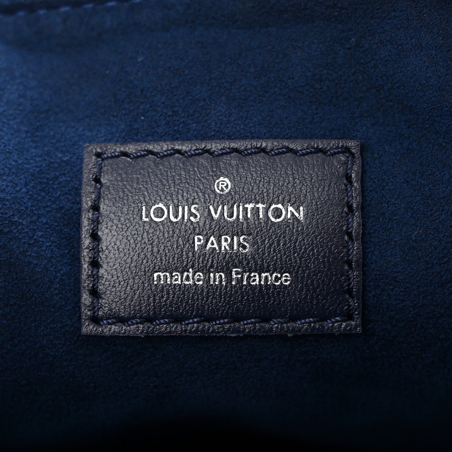 Lambskin Embossed Monogram Coussin PM Navy