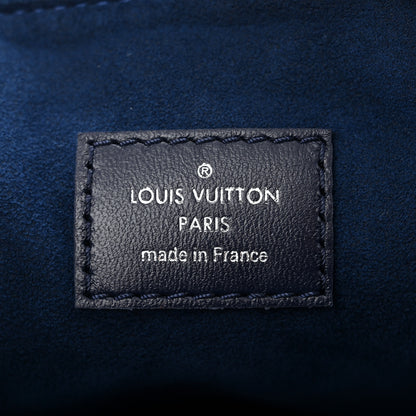 Louis Vuitton Lambskin Embossed Monogram Coussin PM Navy 6 of 9