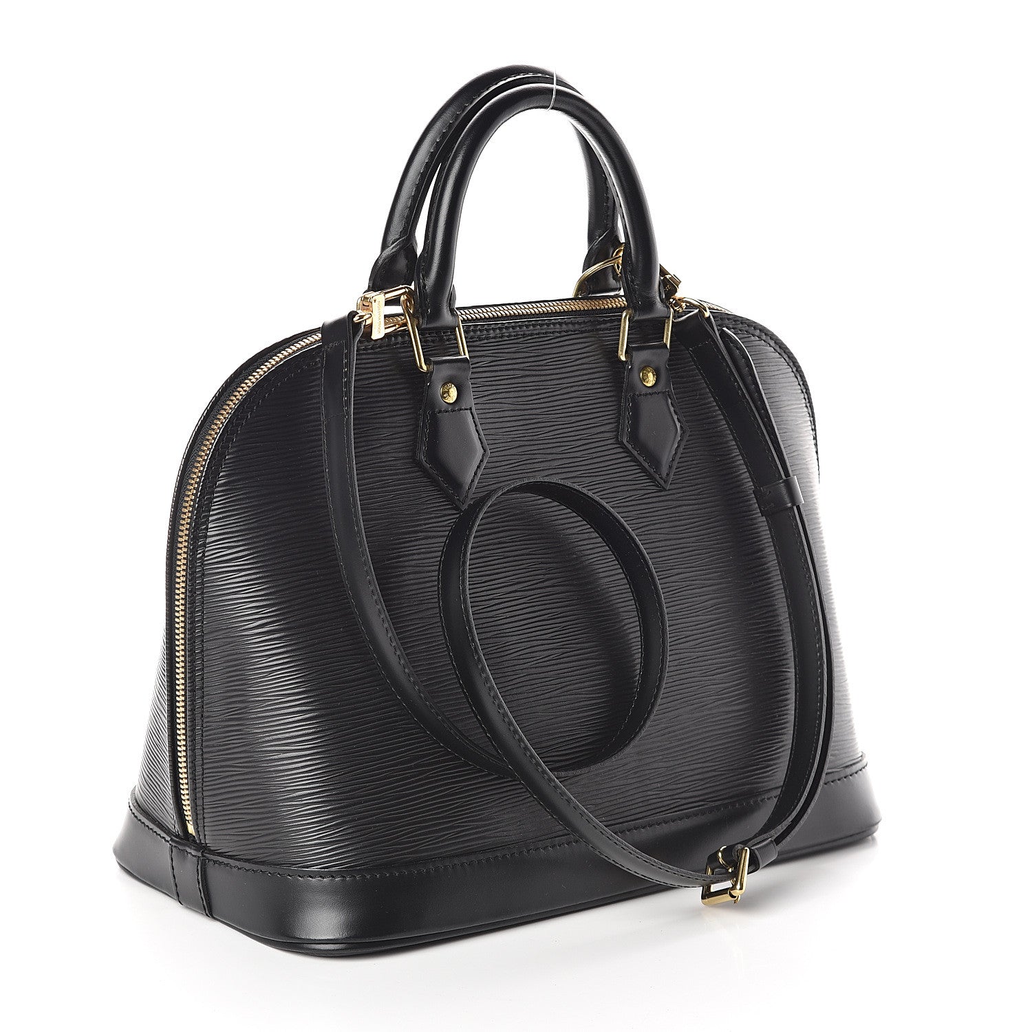 Louis Vuitton Epi Alma PM Black 2 of 8