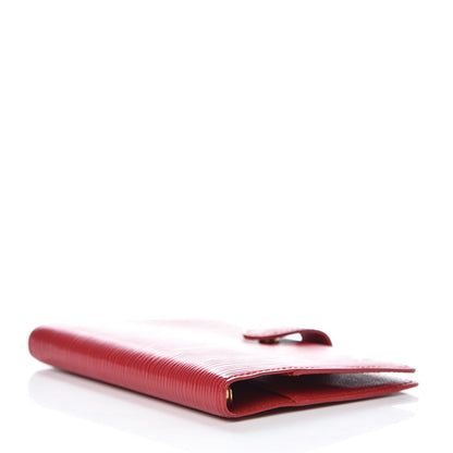 Louis Vuitton Epi Small Ring Agenda Cover Castillan Red 4 of 7
