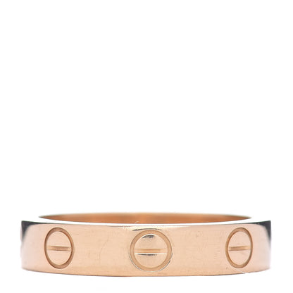 Cartier 18K Yellow Gold 3.5mm LOVE Wedding Band Ring 48 4.5 1 of 4