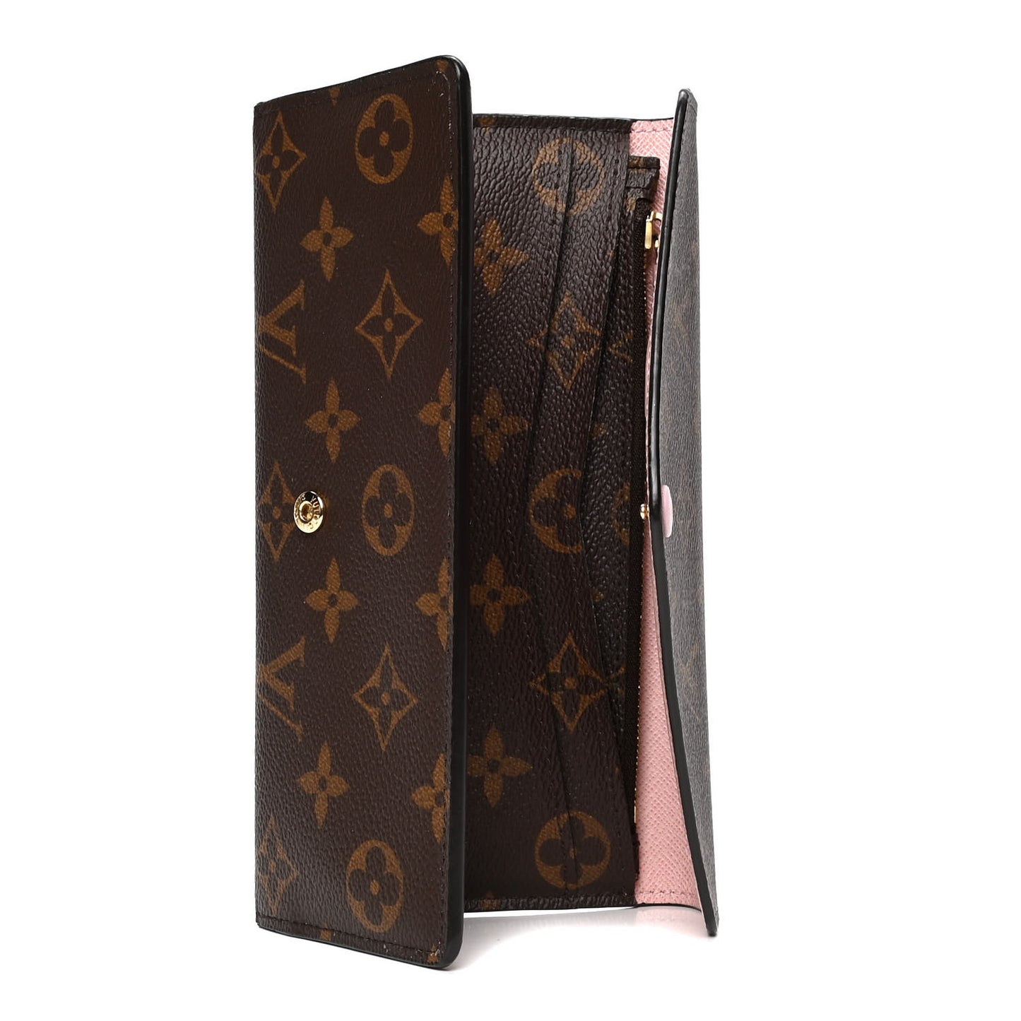 Monogram Josephine Wallet Rose Ballerine