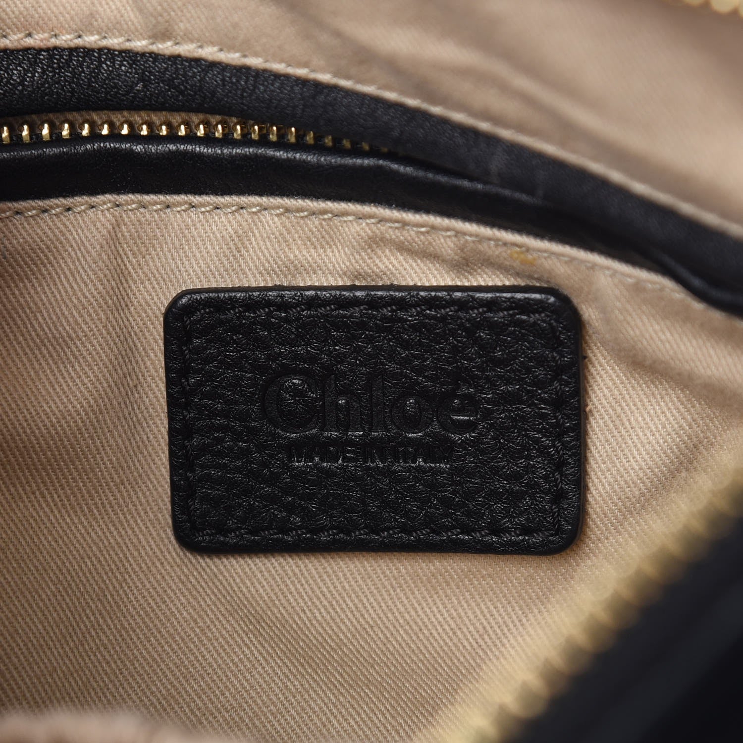 Chloe Calfskin Studded Medium Marcie Satchel Black 7 of 12