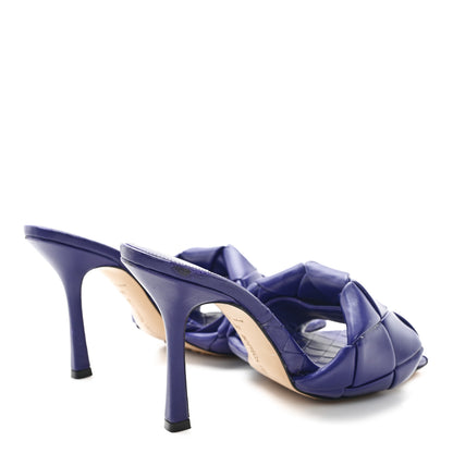 Bottega Veneta Nappa Maxi Intrecciato Lido 90mm Mule Sandals 38 Unicorn 5 of 8