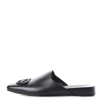 Balenciaga Calfskin BB Mules 35.5 Black 1 of 10