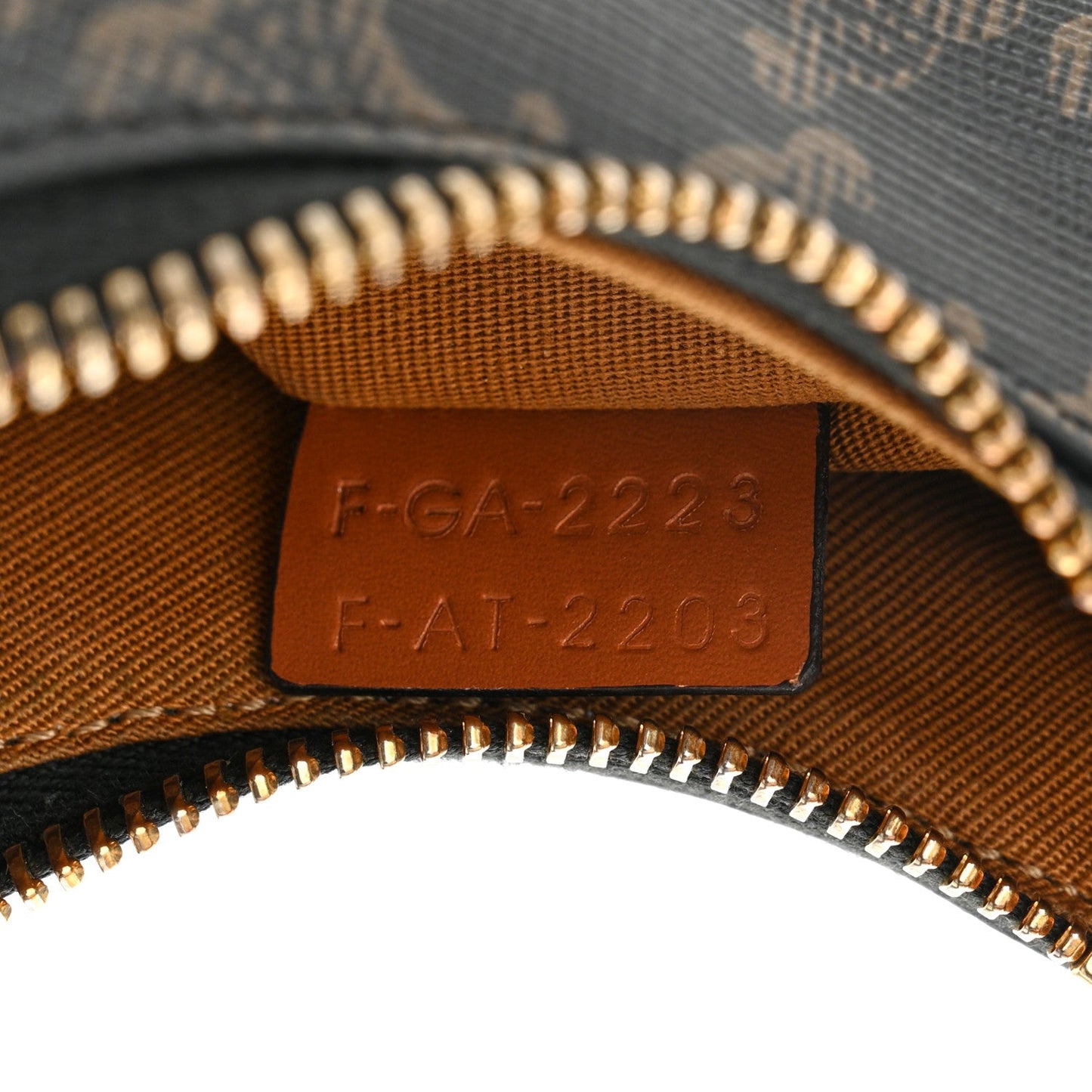 Triomphe Canvas Calfskin Ava Shoulder Bag Tan