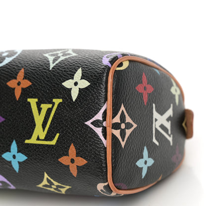 Louis Vuitton Monogram Multicolor Mini Sac HL Speedy Black 9 of 11