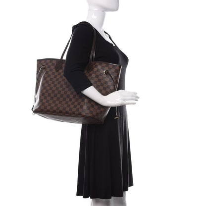 Louis Vuitton Damier Ebene Neverfull MM 2 of 11