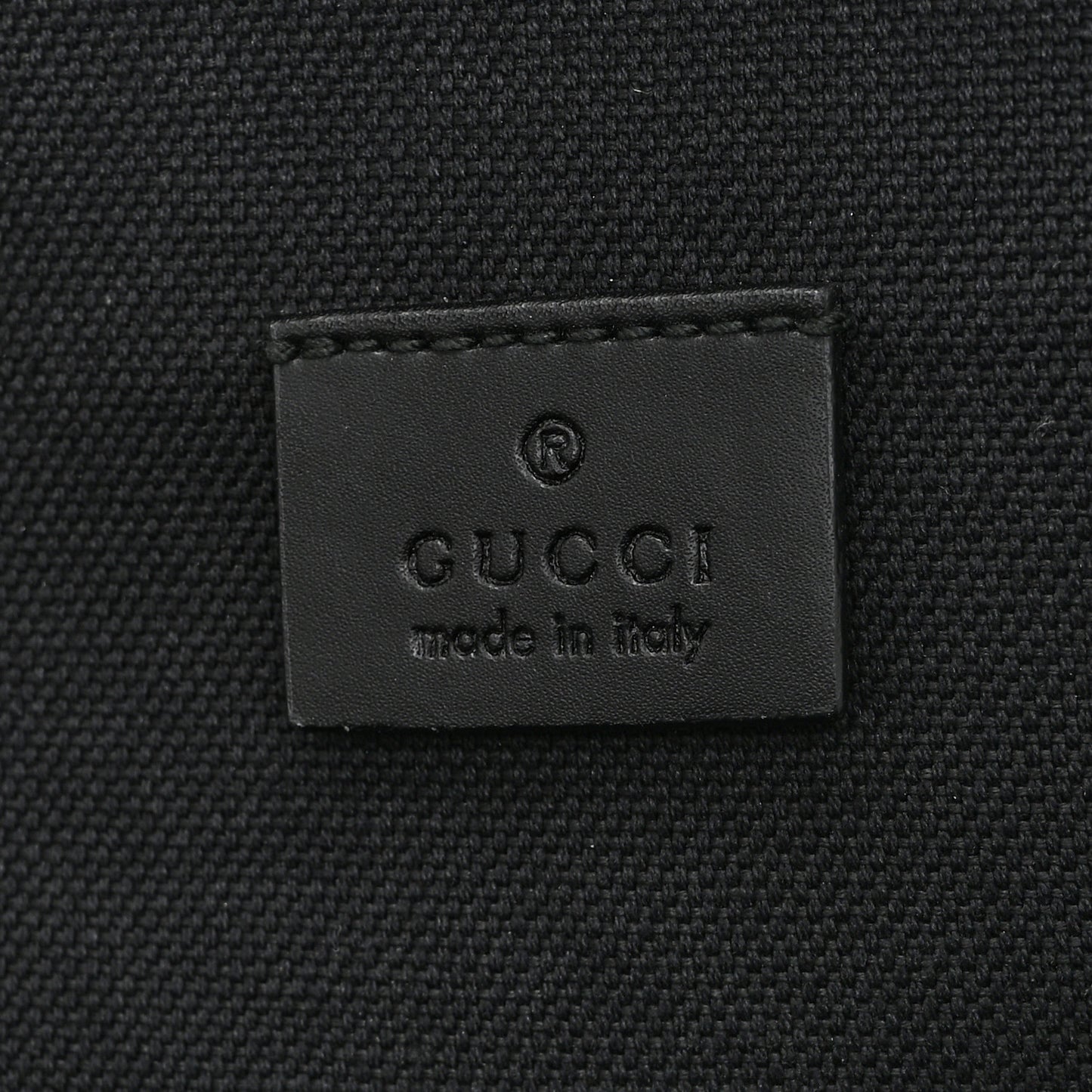 GG Supreme Monogram Web Belt Bag Black Grey