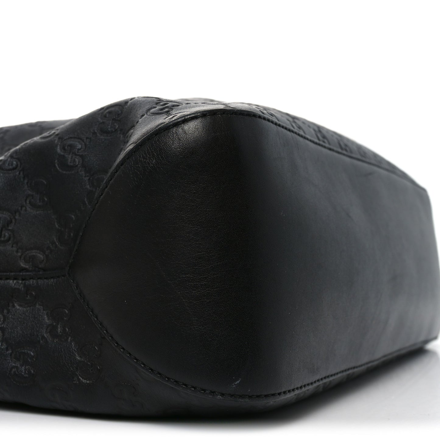 Guccissima Signature Large Linea A Hobo Black