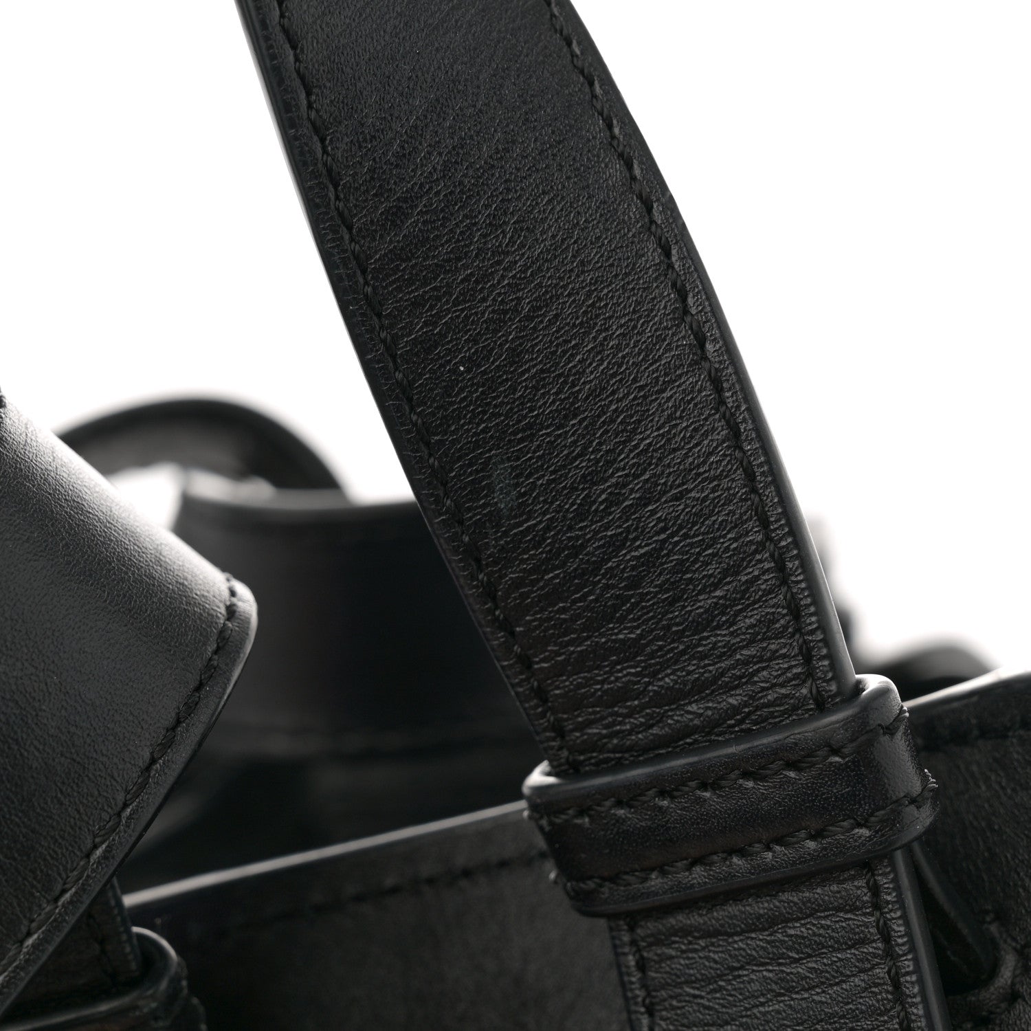 Loewe Calfskin Medium Tulip Hammock Shoulder Bag Black 14 of 15