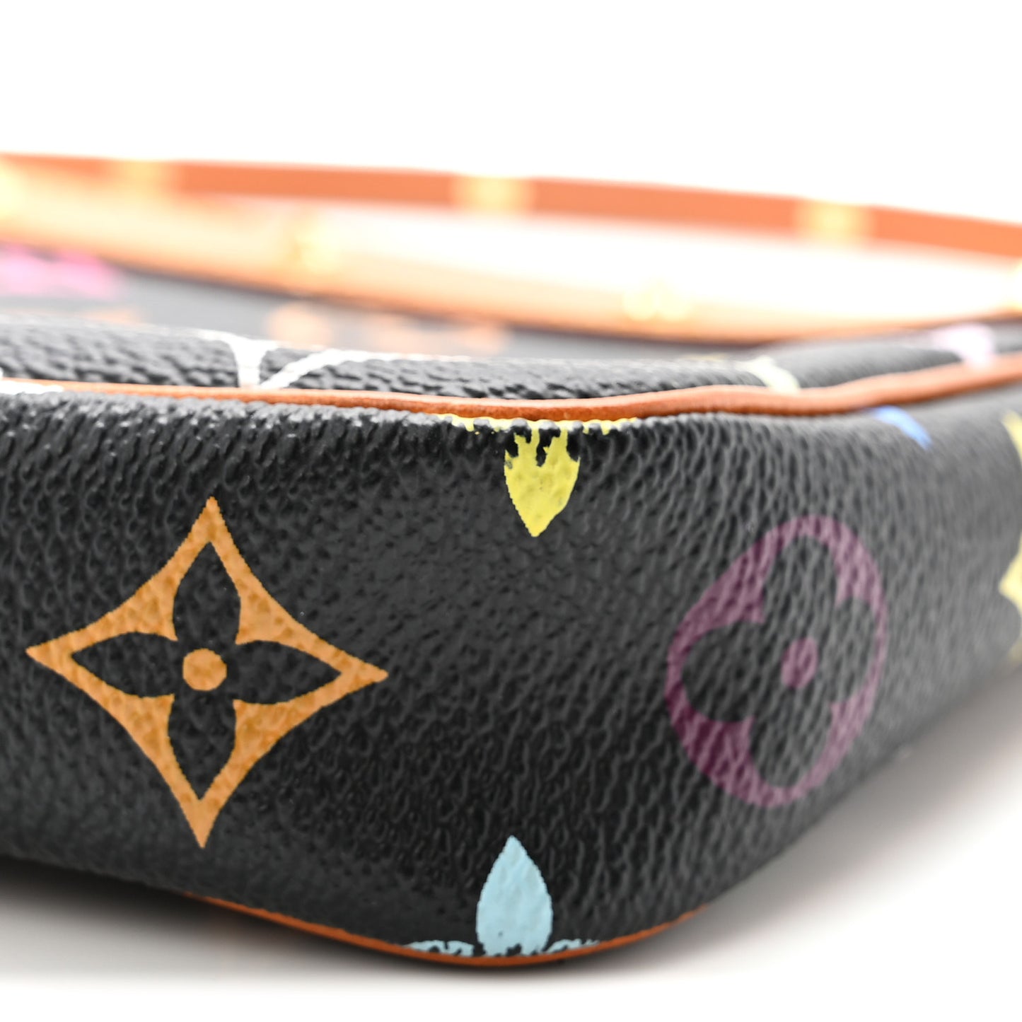 Monogram Multicolor Pochette Accessories Black