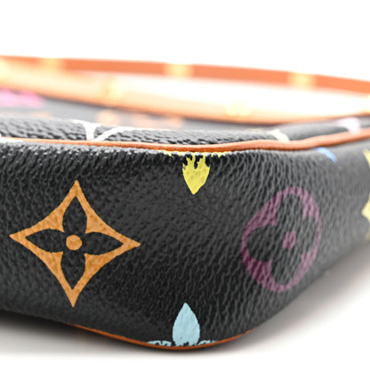 Louis Vuitton Monogram Multicolor Pochette Accessories Black 10 of 10
