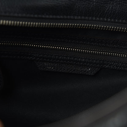 Celine Drummed Calfskin Mini Luggage Black 8 of 9
