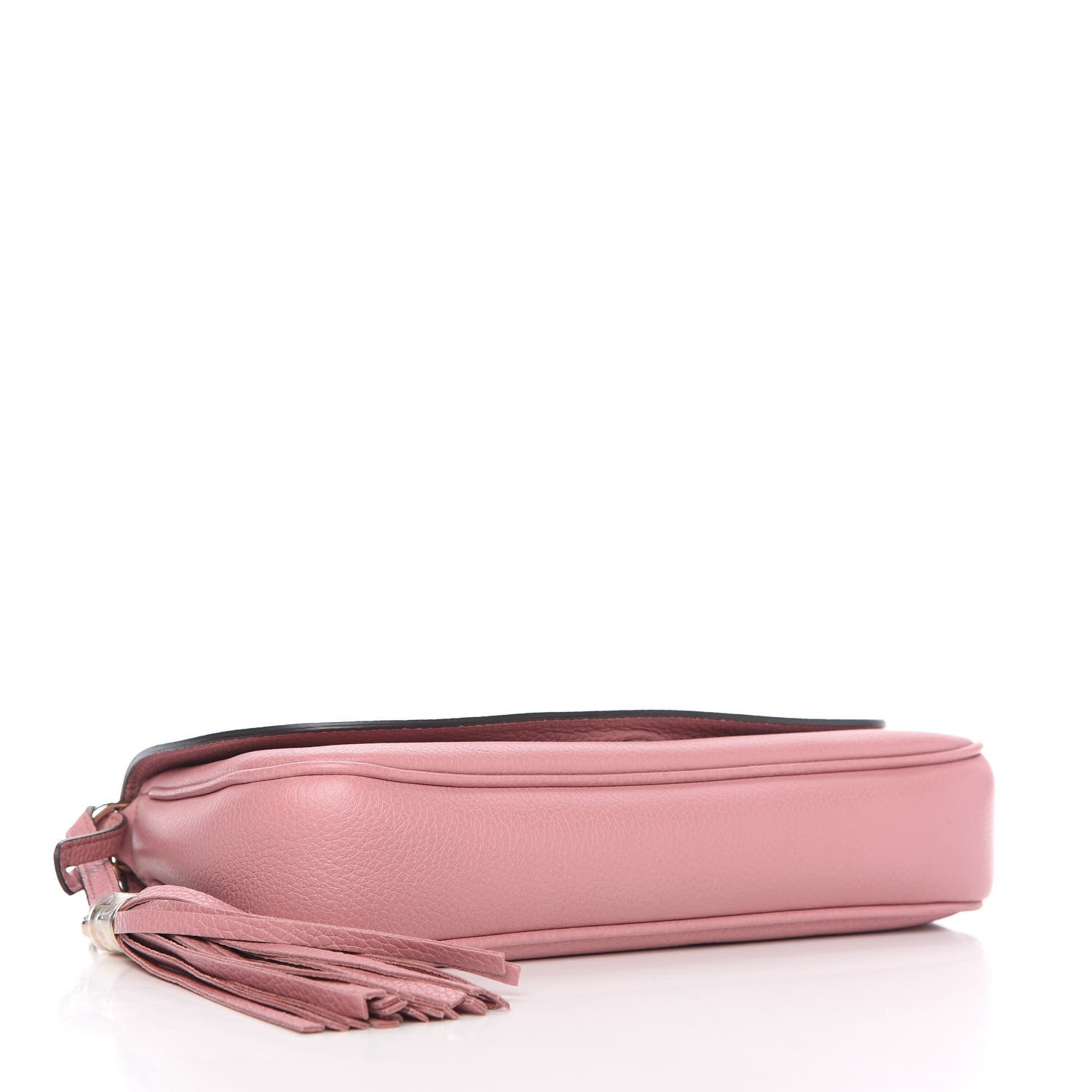 Gucci Pebbled Calfskin Medium Soho Flap Crossbody Pink 4 of 10