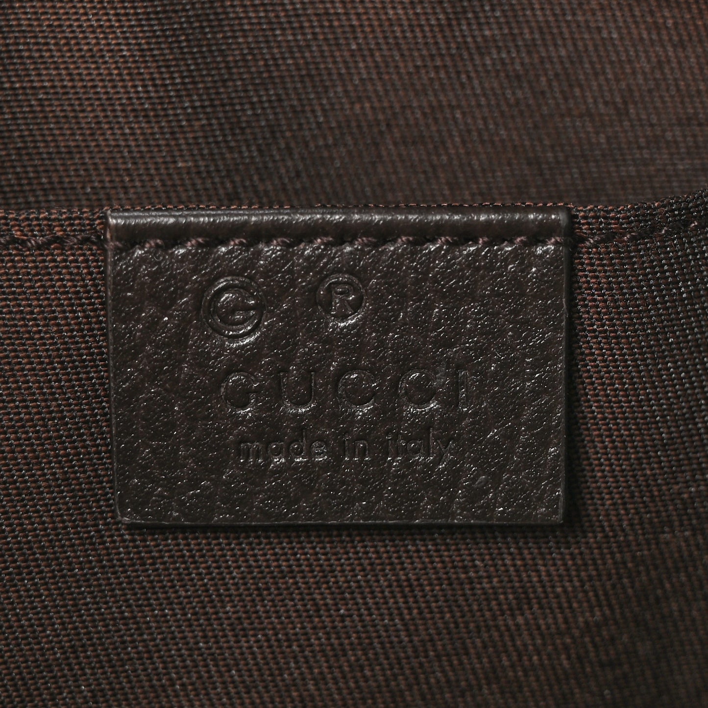 Monogram Dollar Calfskin Belt Bag Beige Ebony Testa di Moro Marrone Scuro