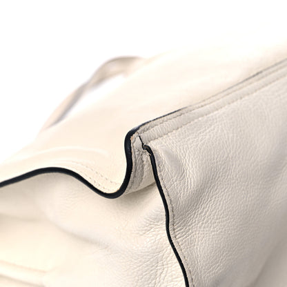 Prada Glace Calf Etiquette Tote Bianco Astra 9 of 15