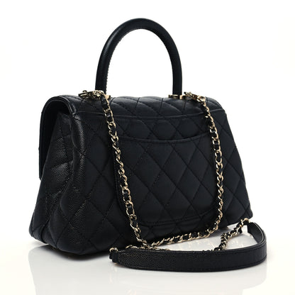 Chanel Caviar Quilted Mini Coco Handle Flap Black 2 of 7
