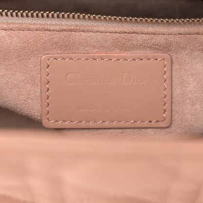 Christian Dior Ultra Matte Calfskin Cannage Medium Lady Dior Beige 6 of 12