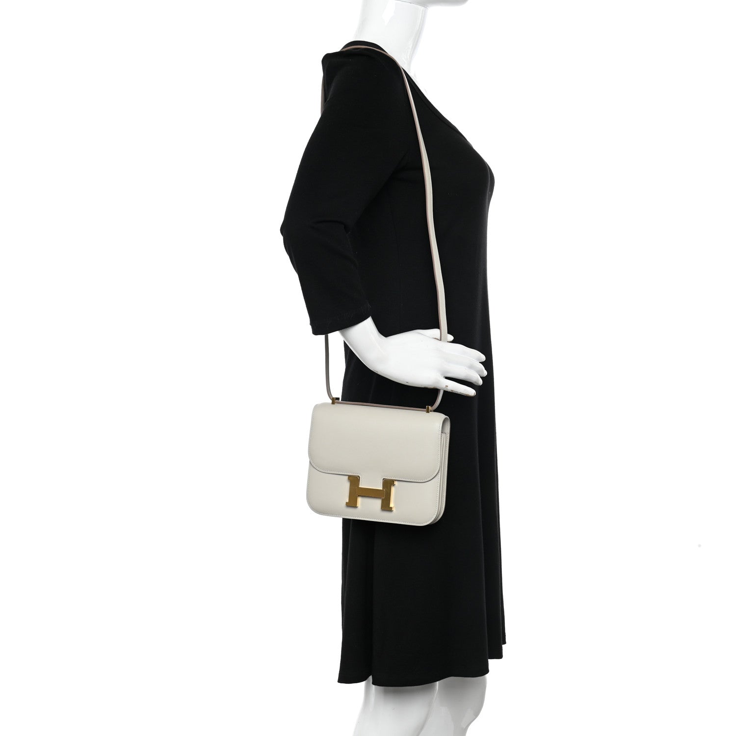 Hermes Swift Constance 18 Gris Perle 2 of 11
