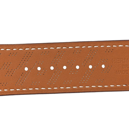 Hermes Swift 42mm H Diagonal Apple Watch Single Tour Band Gold 4 of 11