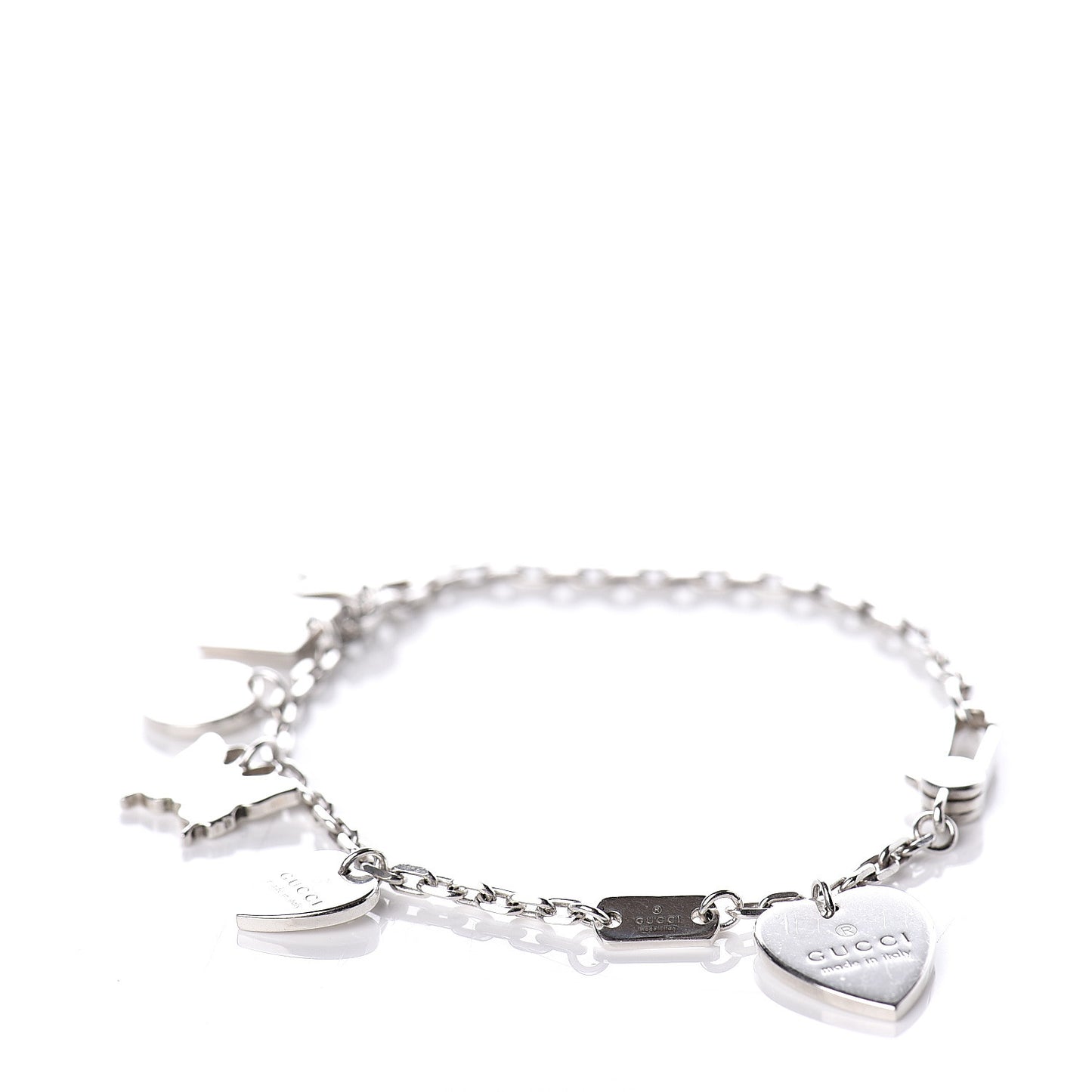 Sterling Silver Trademark Charm Bracelet
