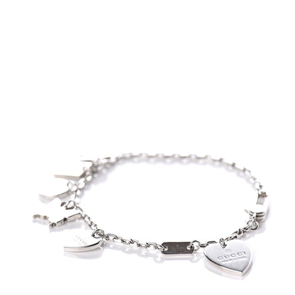Gucci Sterling Silver Trademark Charm Bracelet 2 of 5