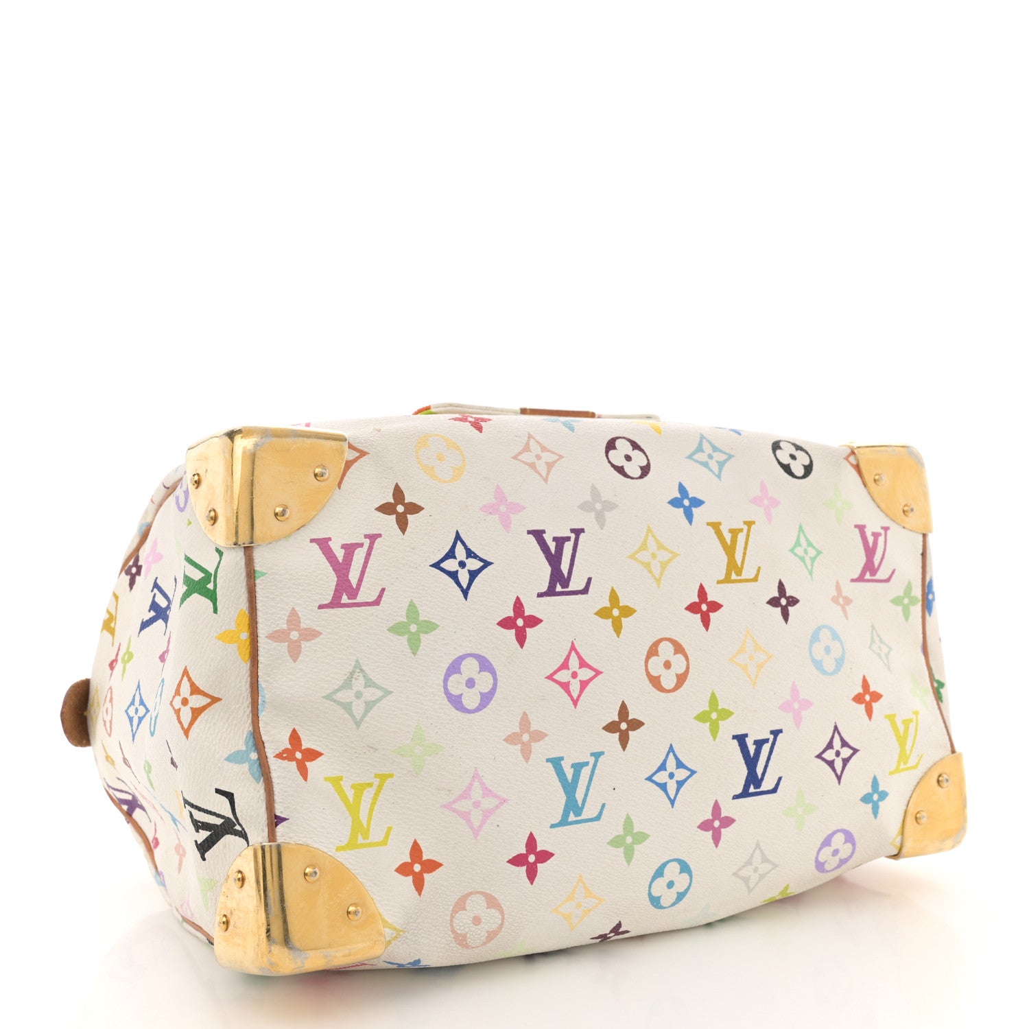 Louis Vuitton Monogram Multicolor Speedy 30 White 3 of 18