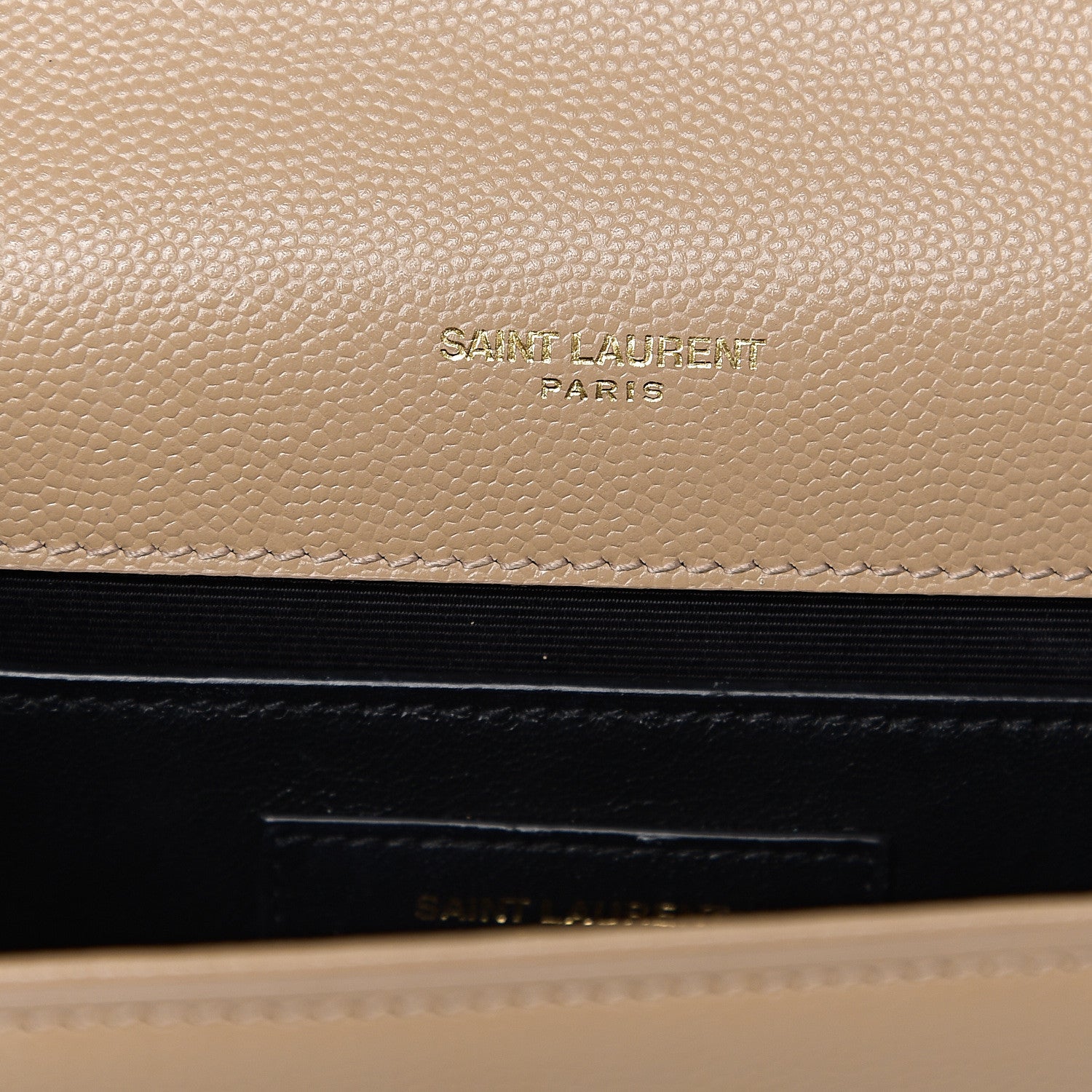 Saint Laurent Grain De Poudre Small Monogram Kate Satchel Nude Powder 5 of 11