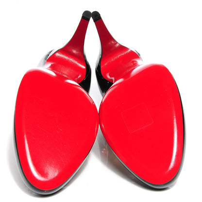 Christian Louboutin Patent Charleen 100 Pumps 39.5 Black 5 of 7
