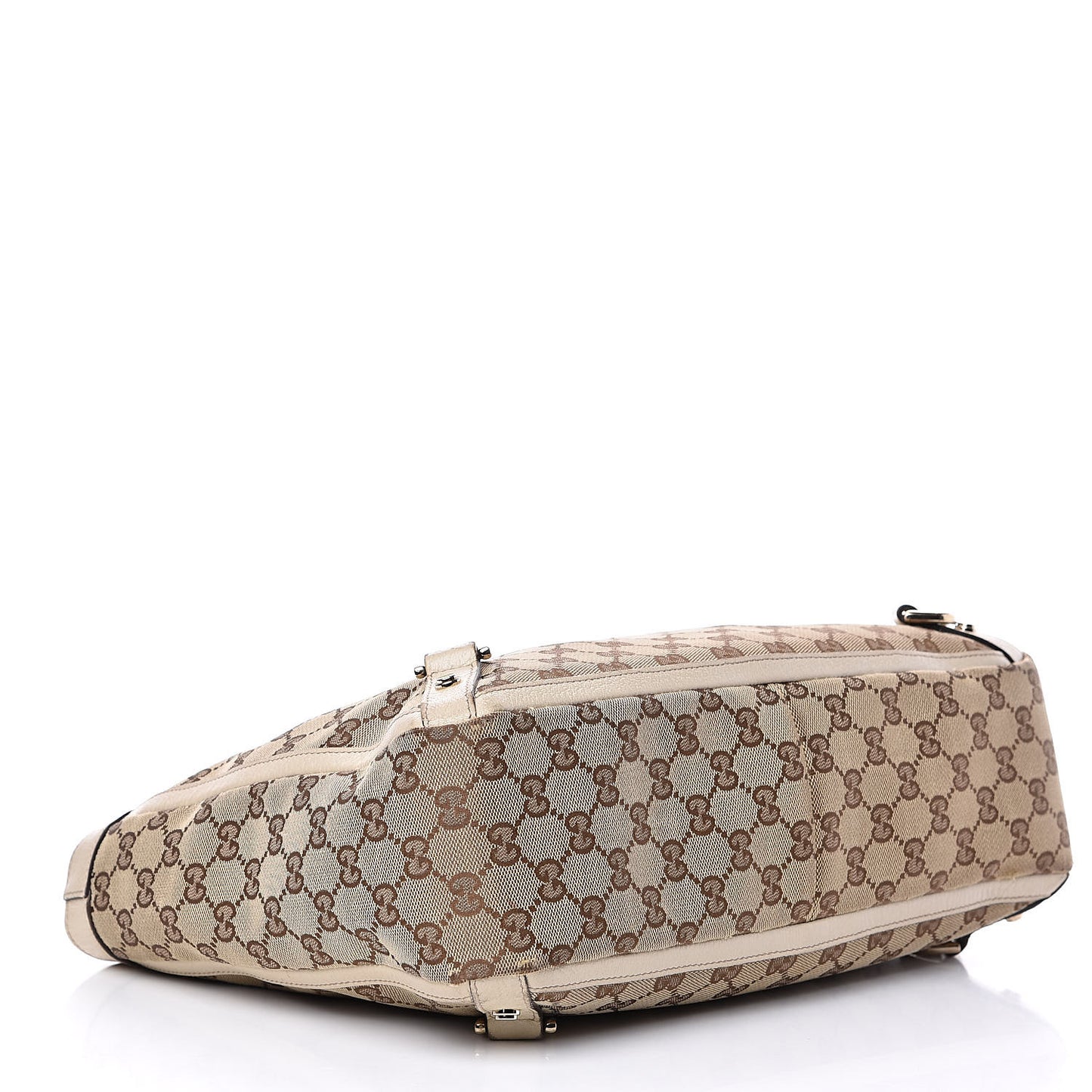 Monogram Medium Abbey Tote White