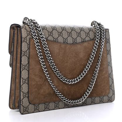 Gucci GG Supreme Monogram Medium Dionysus Shoulder Bag Taupe 2 of 5
