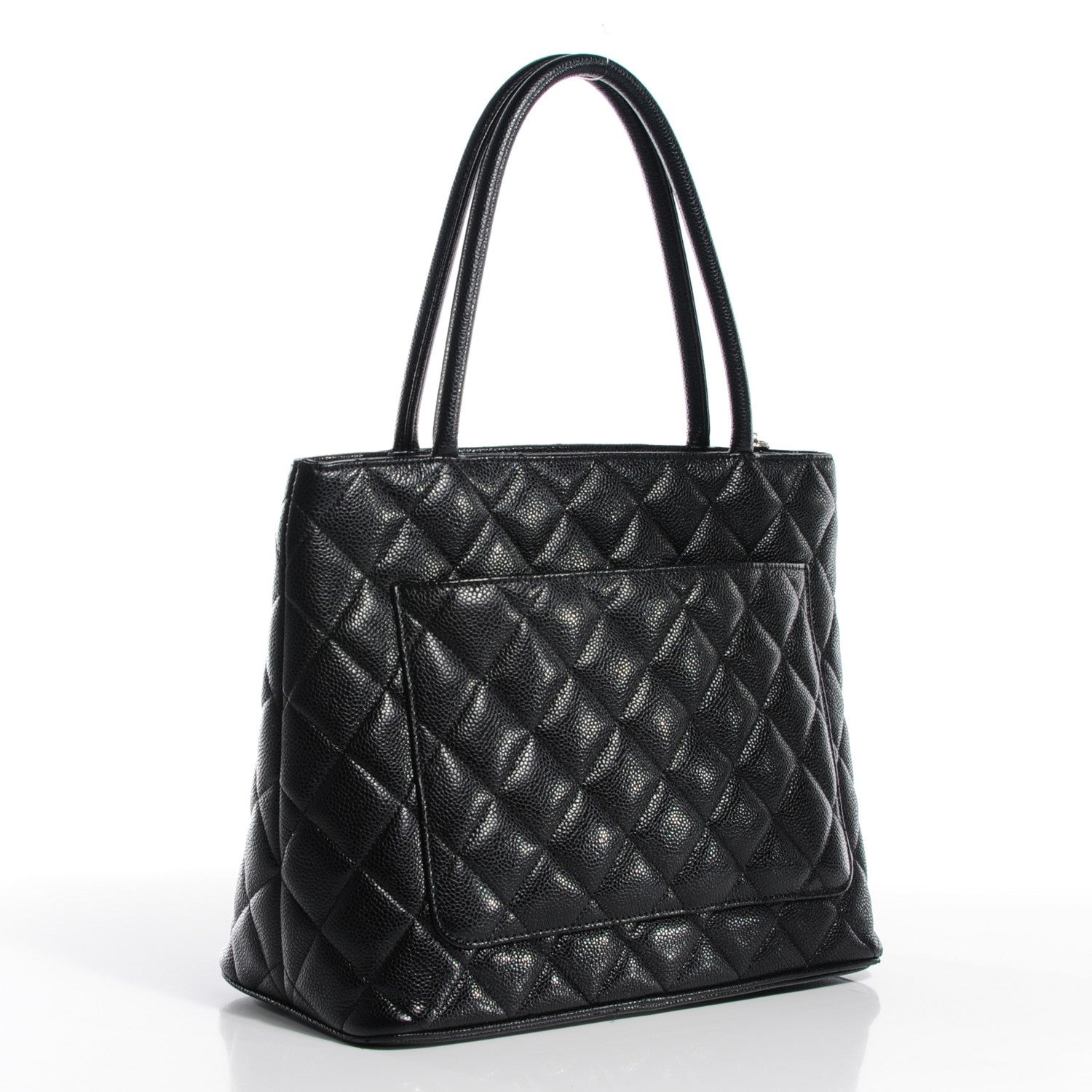 Chanel Caviar Quilted Medallion Tote Black 3 of 9