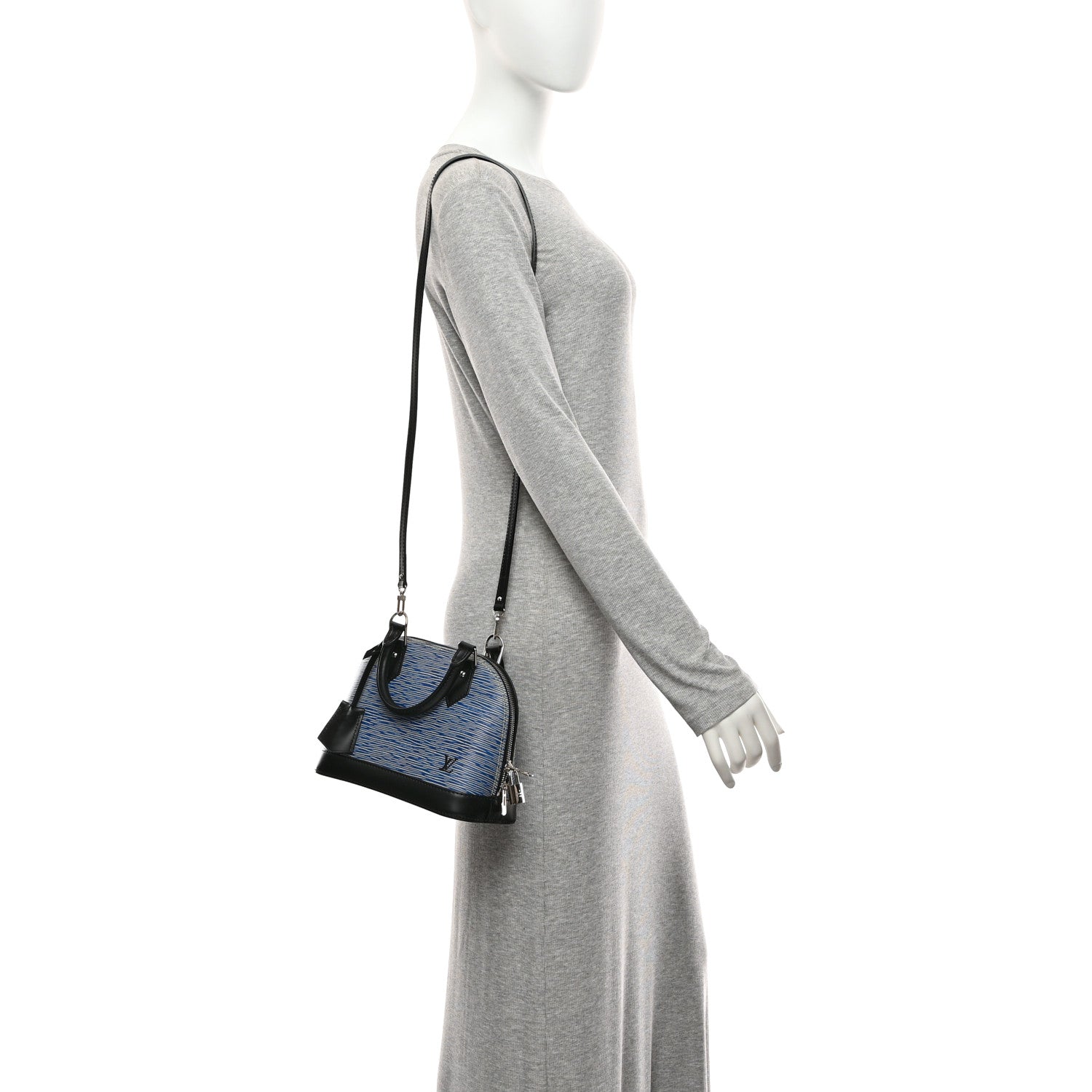 Louis Vuitton Epi Alma BB Denim Light 2 of 9