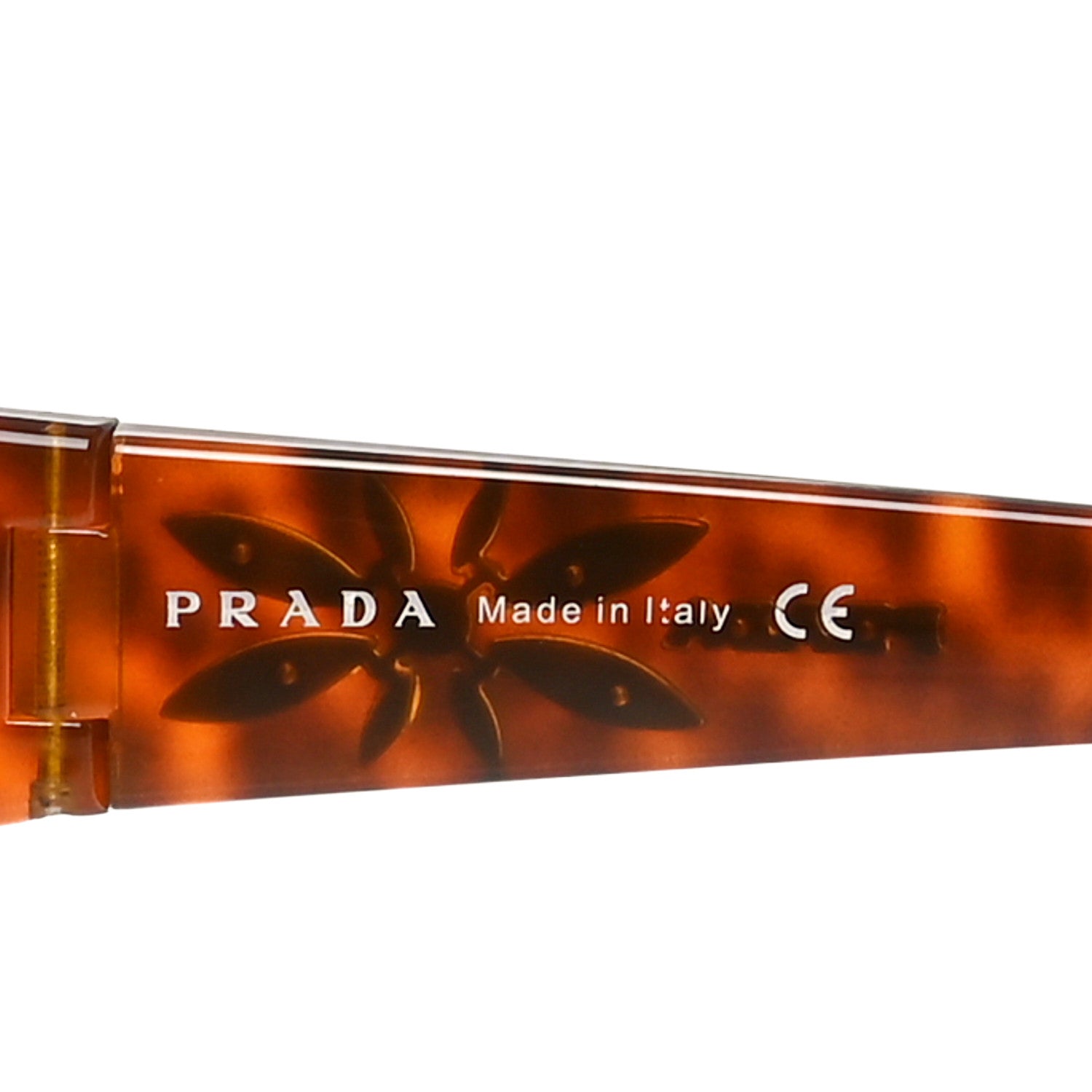 Prada Metal Acetate Sunglasses SPR 56G Brown 5 of 7