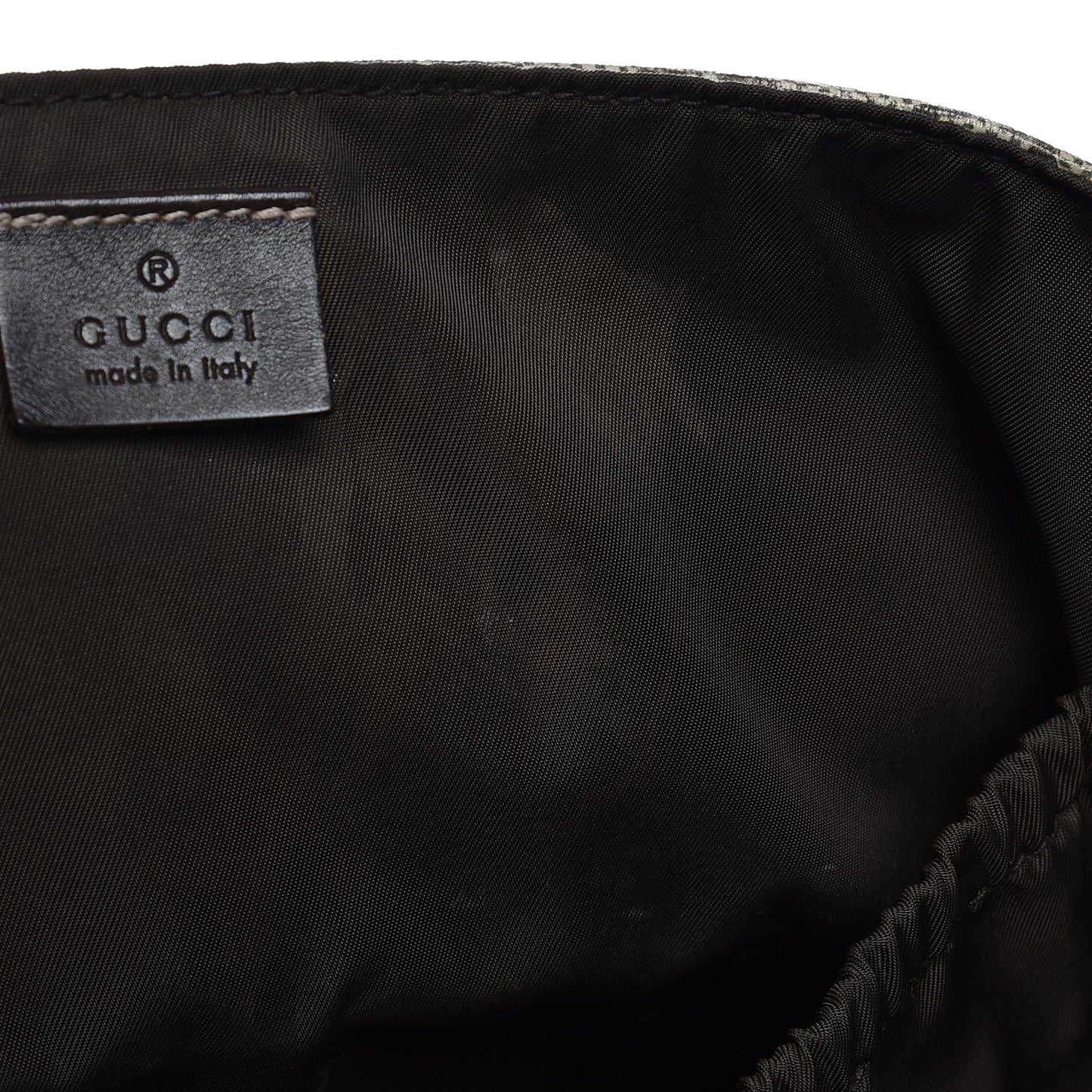 GG Plus Monogram Messenger Diaper Bag Dark Brown