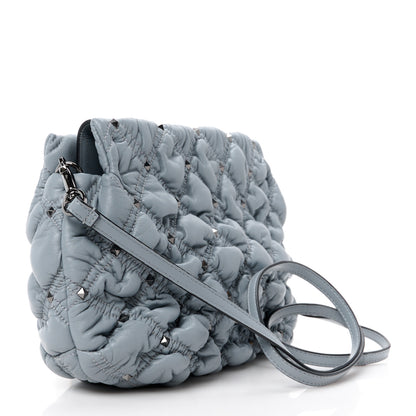 Valentino Garavani Nappa Spikeme Clutch Nuage 3 of 11