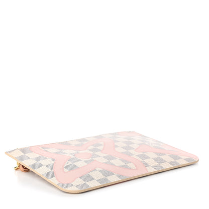 Louis Vuitton Damier Azur Tahitienne Neverfull MM GM Pochette 4 of 7