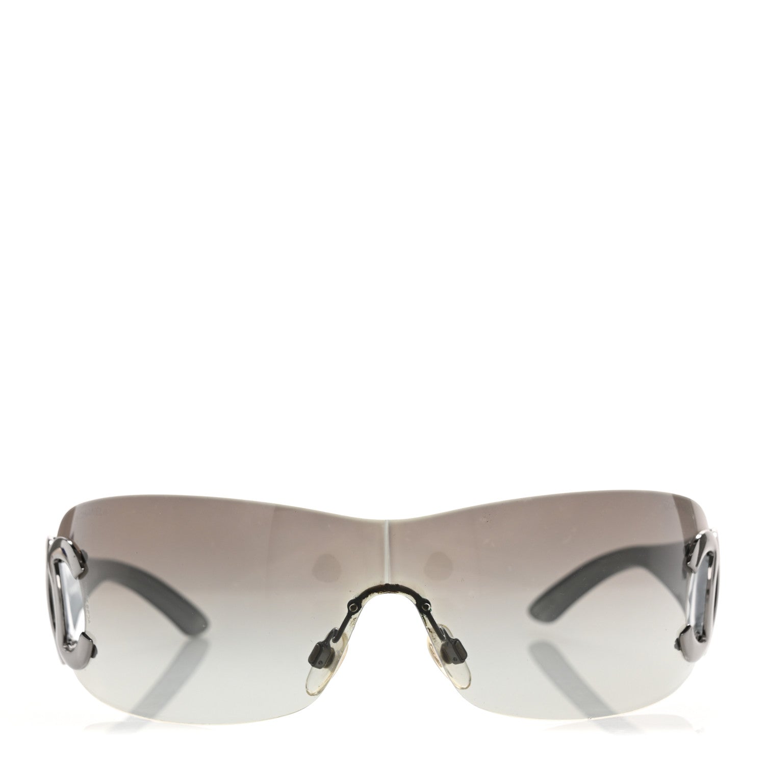Chanel Frameless CC Logo Sunglasses 4125 Black 2 of 9