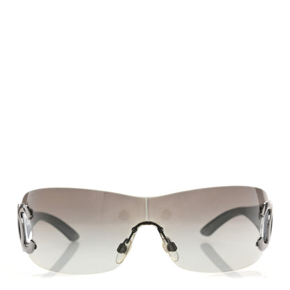 Chanel Frameless CC Logo Sunglasses 4125 Black 2 of 9