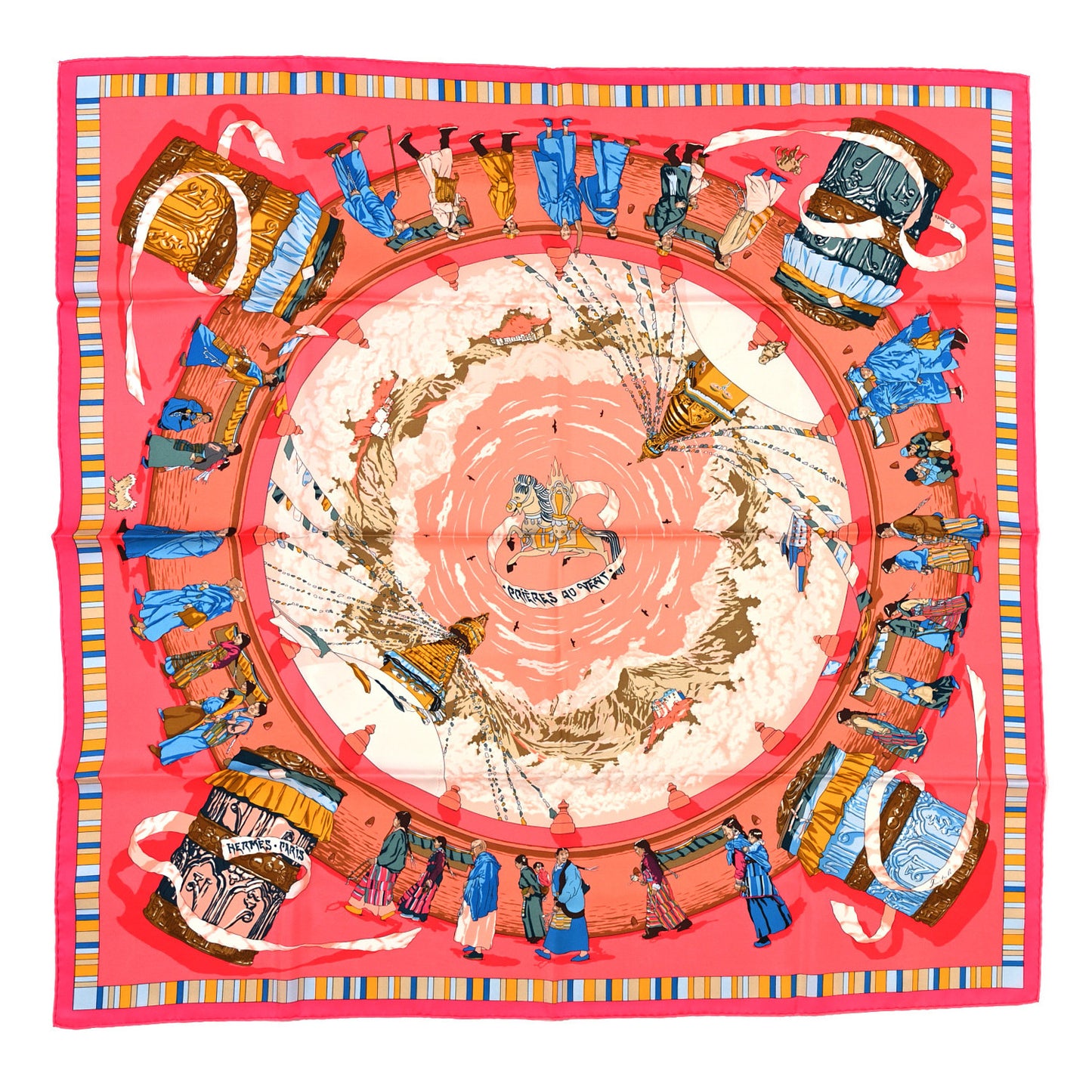 Silk Prieres au Vent Scarf 90