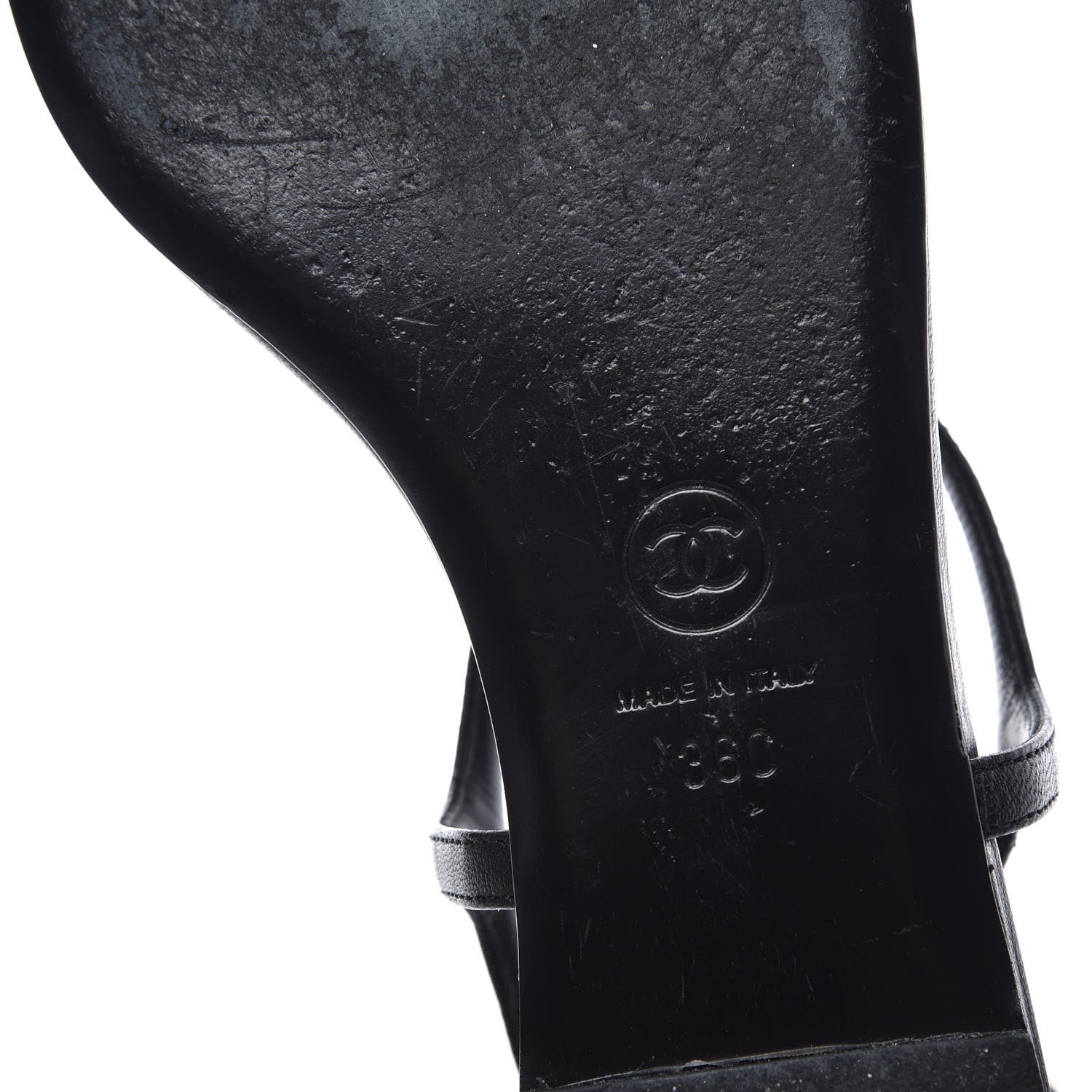 Chanel Patent Camellia Thong Sandals 36 Black White 9 of 12