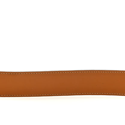 Hermes Shiny Porosus Crocodile 32mm Belt 95 Black 3 of 4
