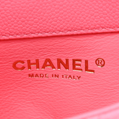 Chanel Shiny Caviar Pick Me Up Flap Belt Bag Pink 6 of 10